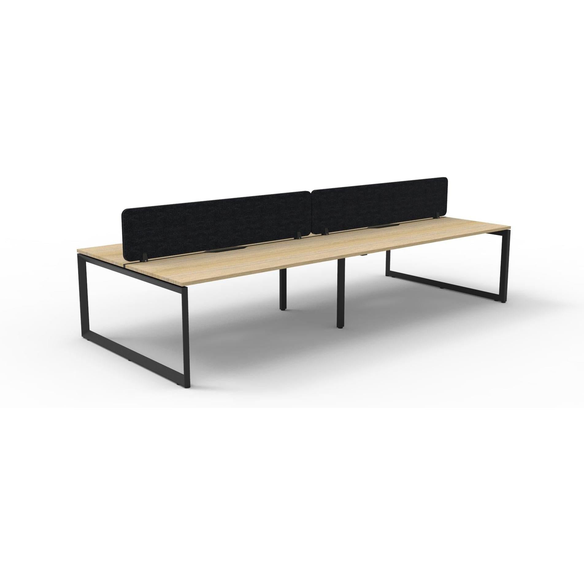 Infinity Back to Back Loop Leg Workstation - 4 Persons