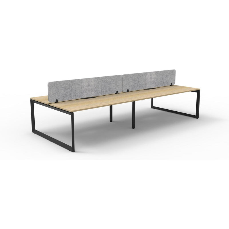 Infinity Back to Back Loop Leg Workstation - 4 Persons