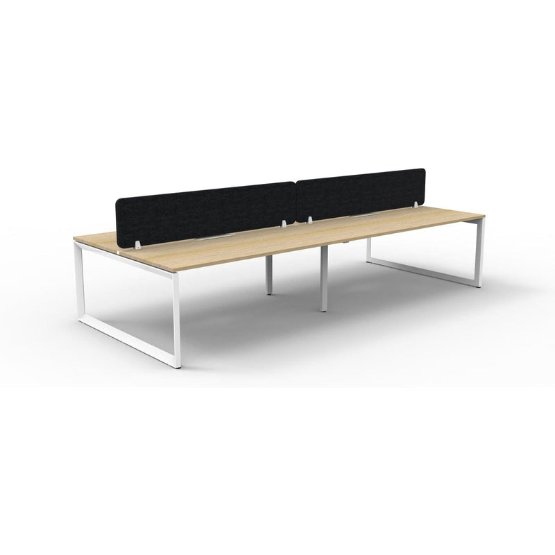 Infinity Back to Back Loop Leg Workstation - 4 Persons