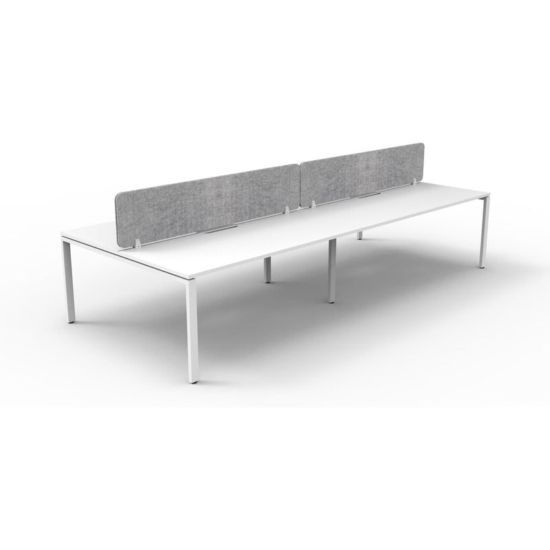 Infinity Back to Back Profile Leg Workstation - 4 Persons