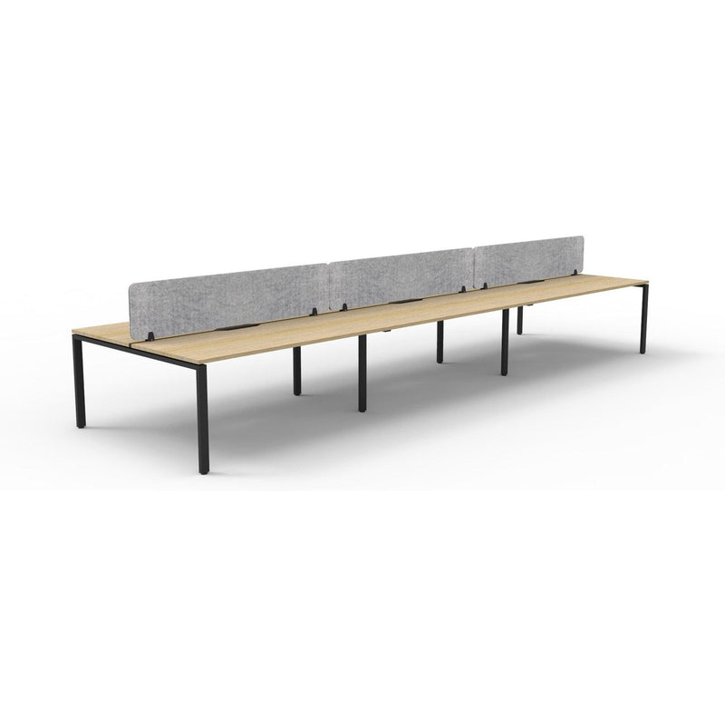 Infinity Back to Back Profile Leg Workstation - 6 Persons