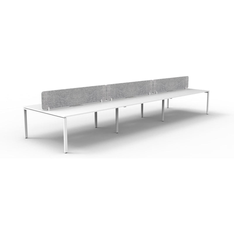 Infinity Back to Back Profile Leg Workstation - 6 Persons