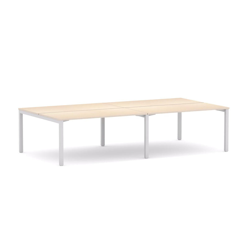 Axis 4-Person Double-sided Desk Workstation