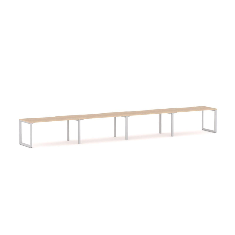 Anvil 4-Person Single-sided Desk Workstation