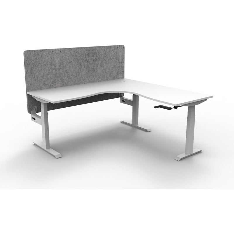 Boost Crank Corner Workstation with Eco Panel Screen