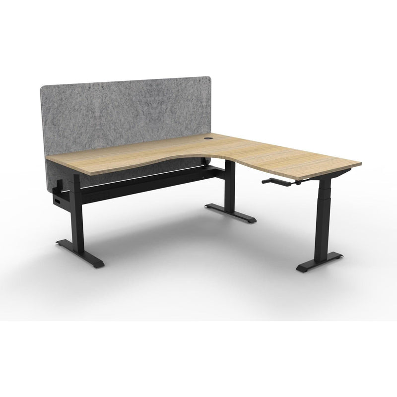 Boost Crank Corner Workstation with Eco Panel Screen