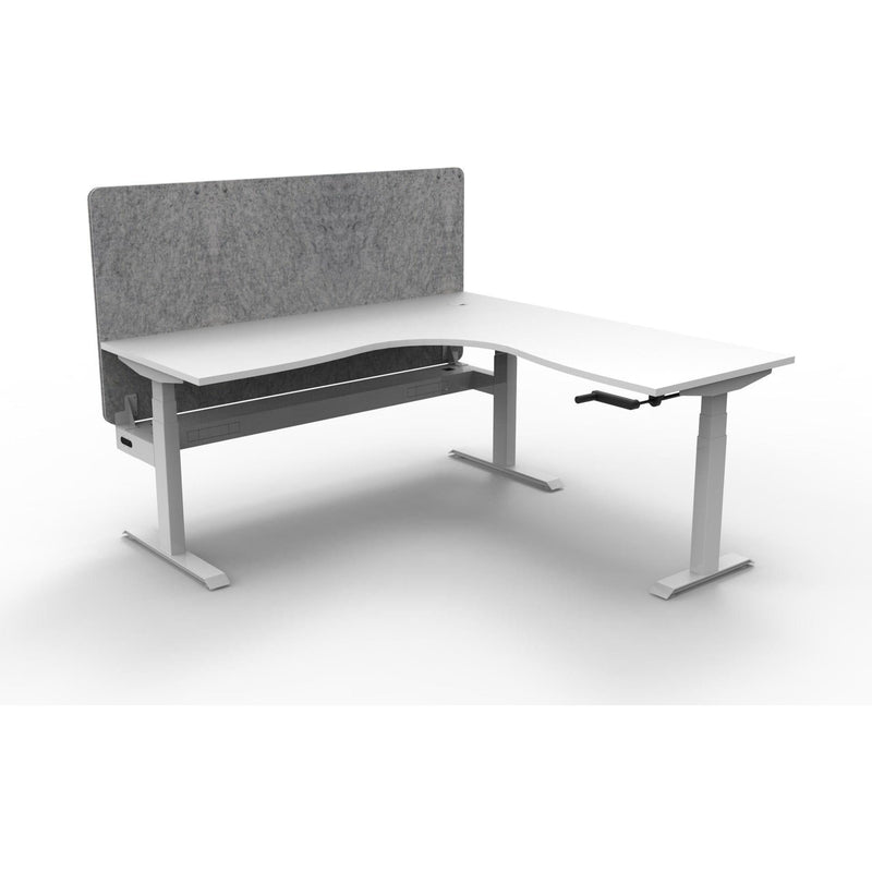 Boost Crank Corner Workstation with Eco Panel Screen