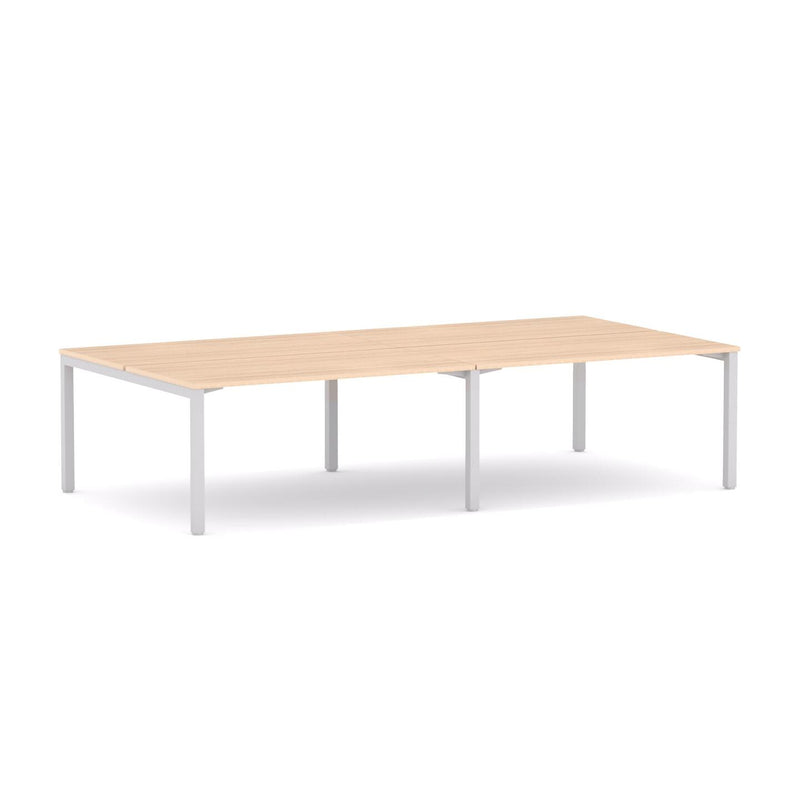 Axis 4-Person Double-sided Desk Workstation