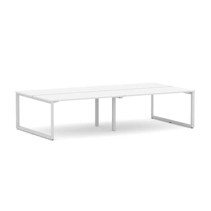 Anvil 4-Person Double-sided Desk Workstation