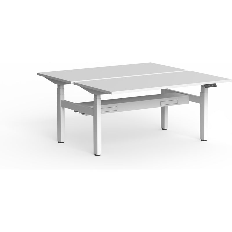 Montana Electric Standing 2-Person Dual-sided Desk Workstation (3 Stages)