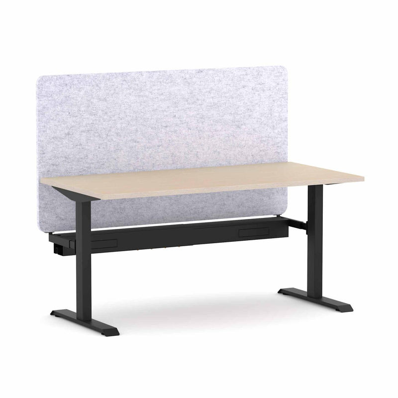 Klass Fixed Straight Workstation with AcoustiQ Screen
