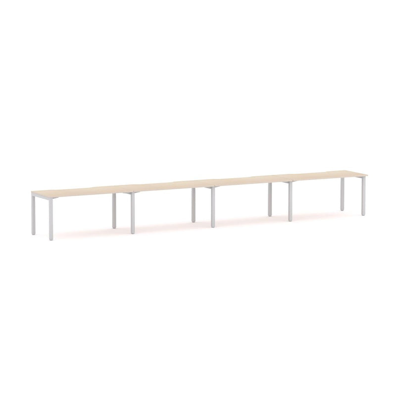Axis 4-Person Single-sided Desk Workstation