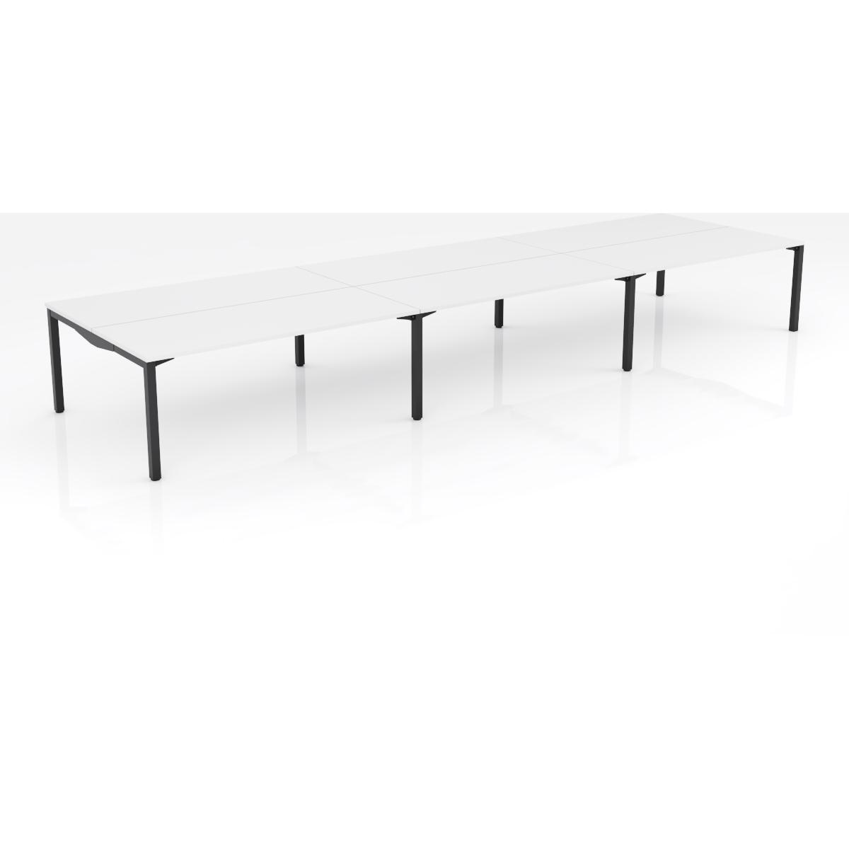 Axis Stretch 6 Person Double Sided Desk