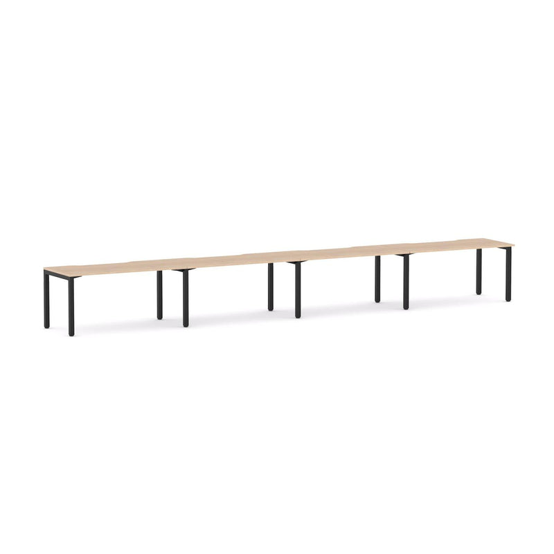 Axis 4-Person Single-sided Desk Workstation