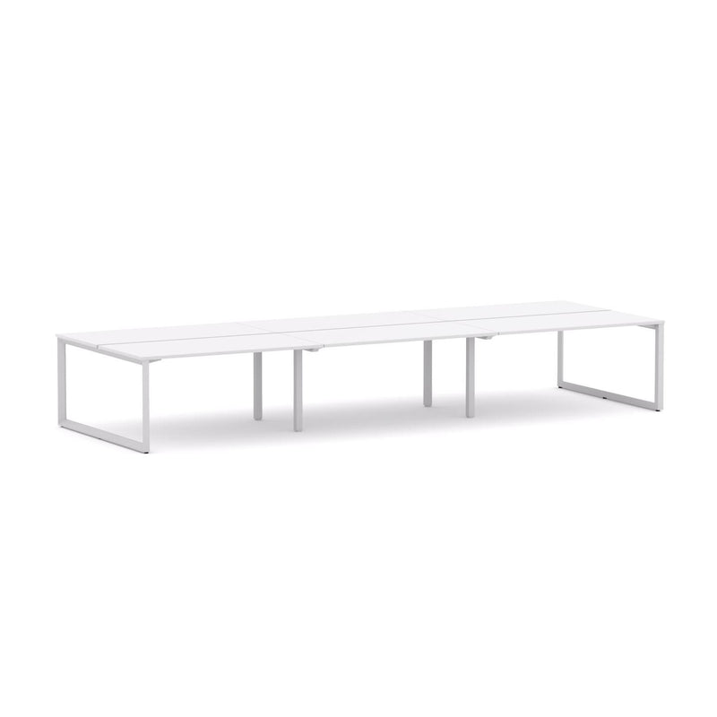 Anvil 6-Person Double-sided Desk Workstation