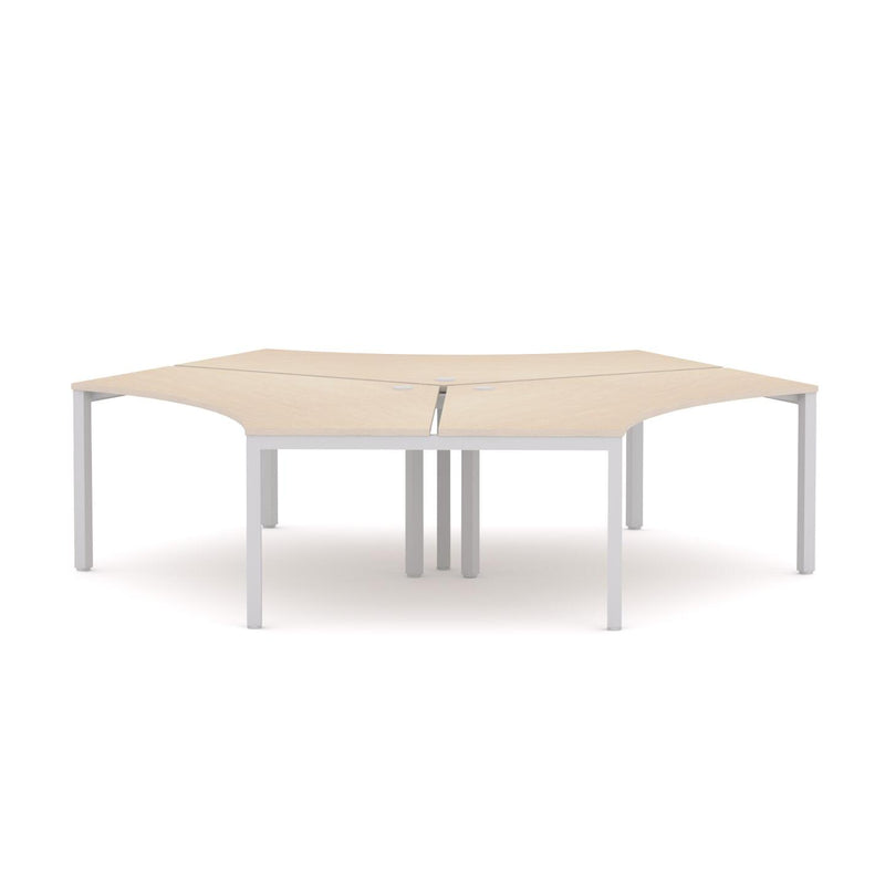 Axis 3-Person 120Deg Workstation