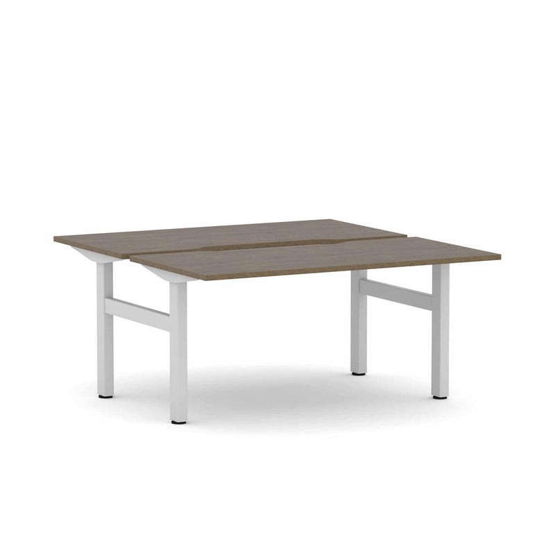 Klass Fixed 2-Person Double-sided Desk Workstation