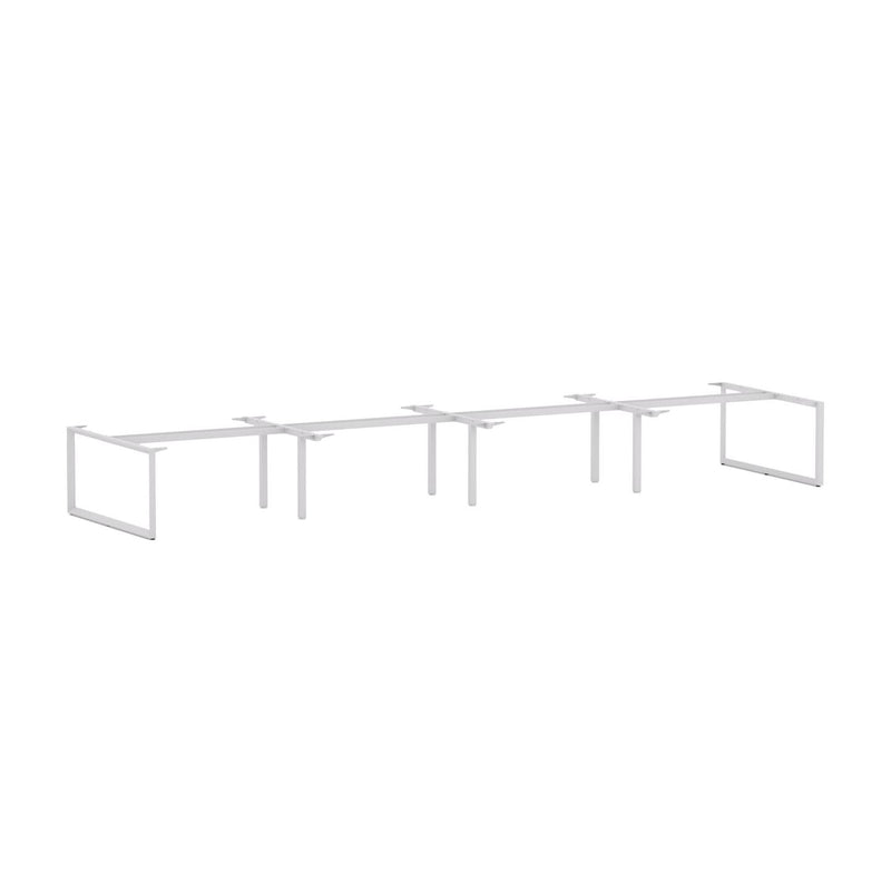Anvil 8-Person Double-sided Desk Workstation Frame Only