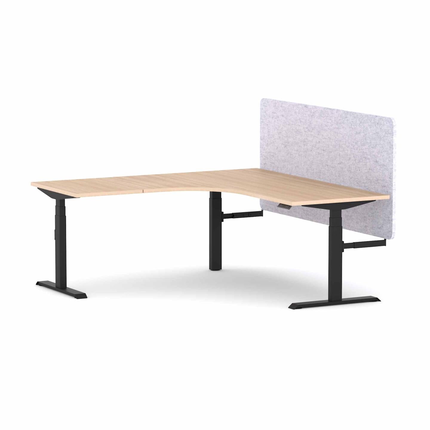 Klass 3C/2M Electric 90Deg Workstation With AcousiQ Screen