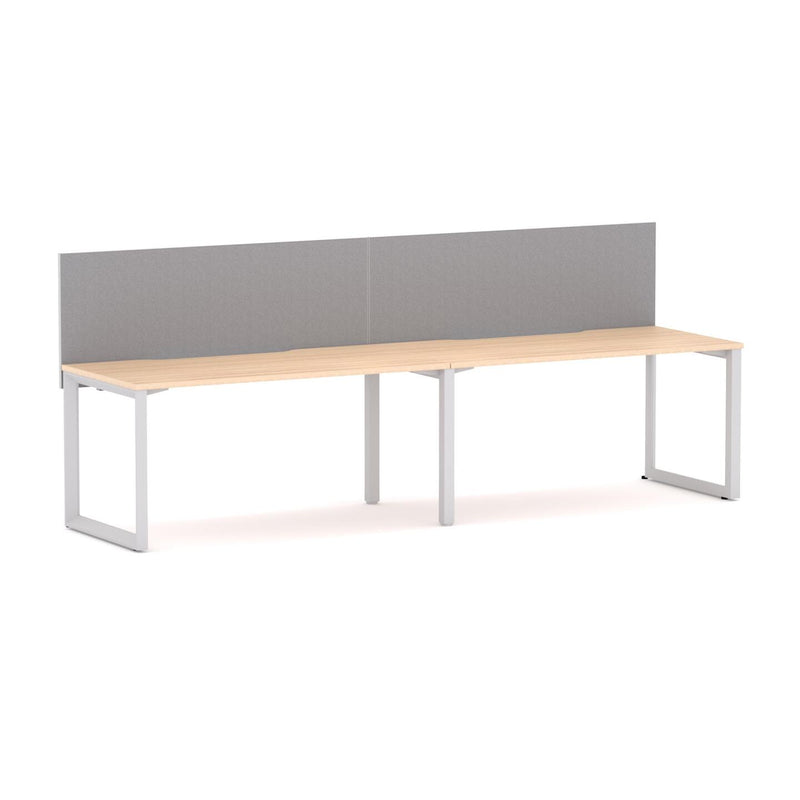 Anvil 2 User Single-Sided Desks, 50x50mm Triangular Loop Leg Design. Includes: Edge25 Screen