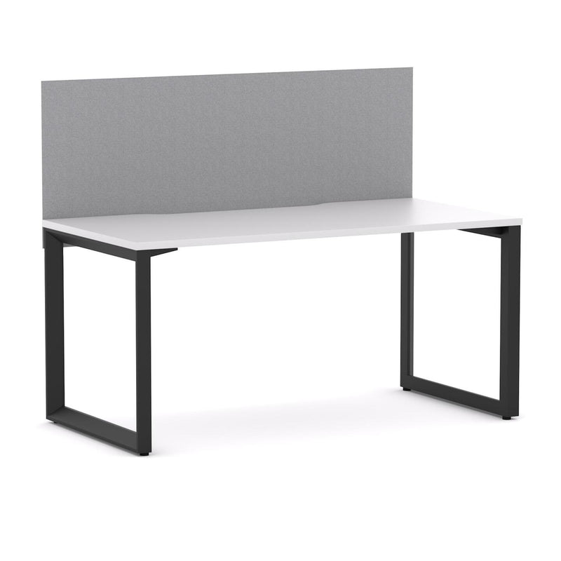 Anvil 1 User Single Desk, 50x50mm Triangular Loop Leg Design. Includes: Edge25 Screen