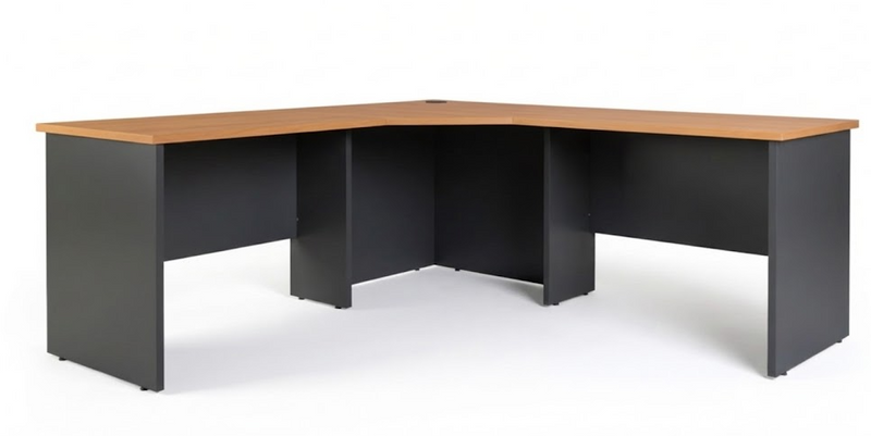 Logan Corner Workstation - Beach/Ironstone (Black Friday)