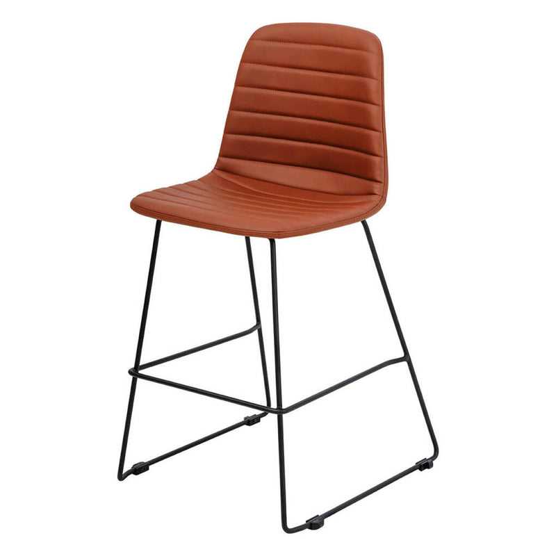 Sofia Kitchen Stool with Powdercoated Sled Base
