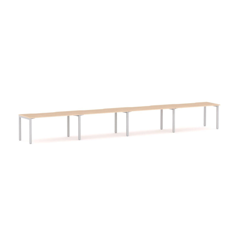 Axis 4-Person Single-sided Desk Workstation