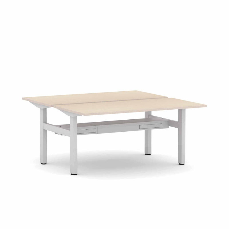 Klass Fixed 2-Person Double-sided Desk Workstation