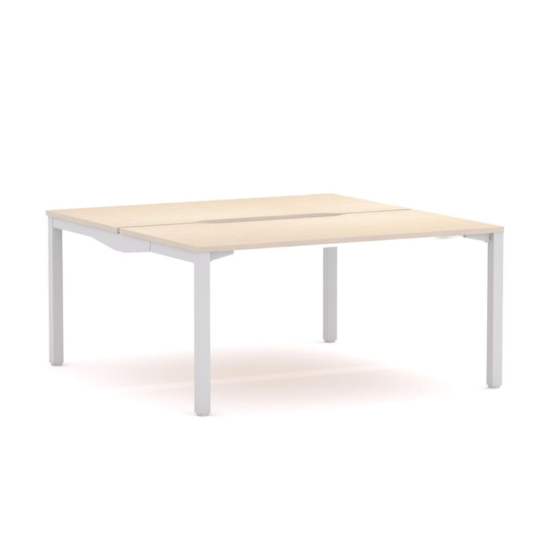 Axis Stretch 2-Person Double-sided Desk Workstation