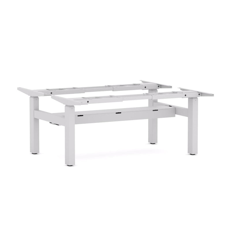 AgileMotion+ 3C/2M Electric Rectangle 2-Person Double-sided Desk Workstation - Frame Only