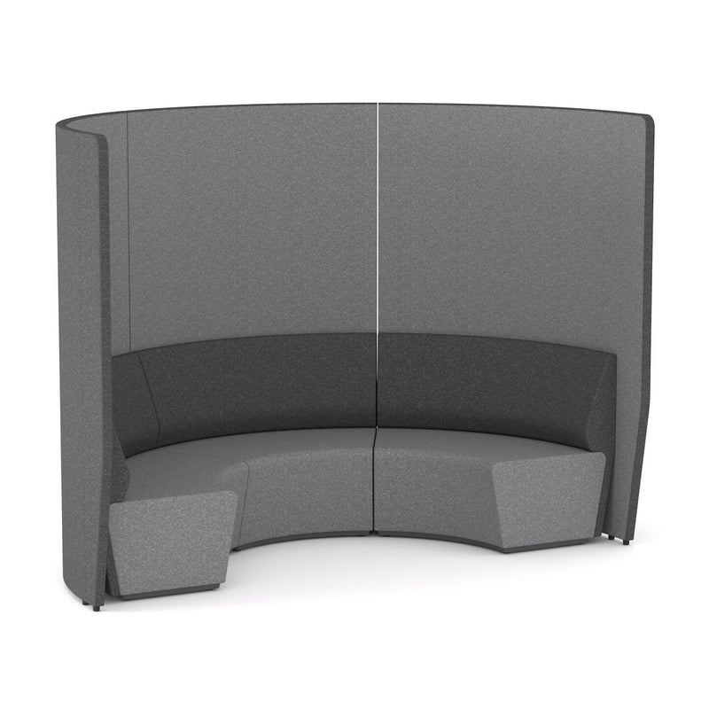 Motion Arc 3 Walls Charcoal/Stone