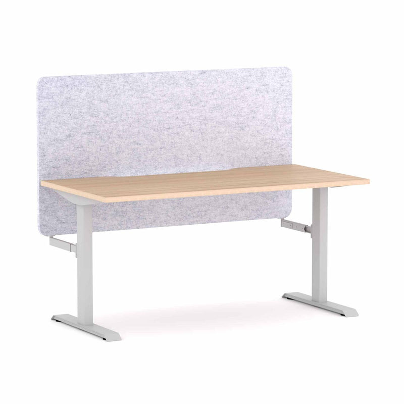 Klass Fixed Straight Workstation with AcoustiQ Screen