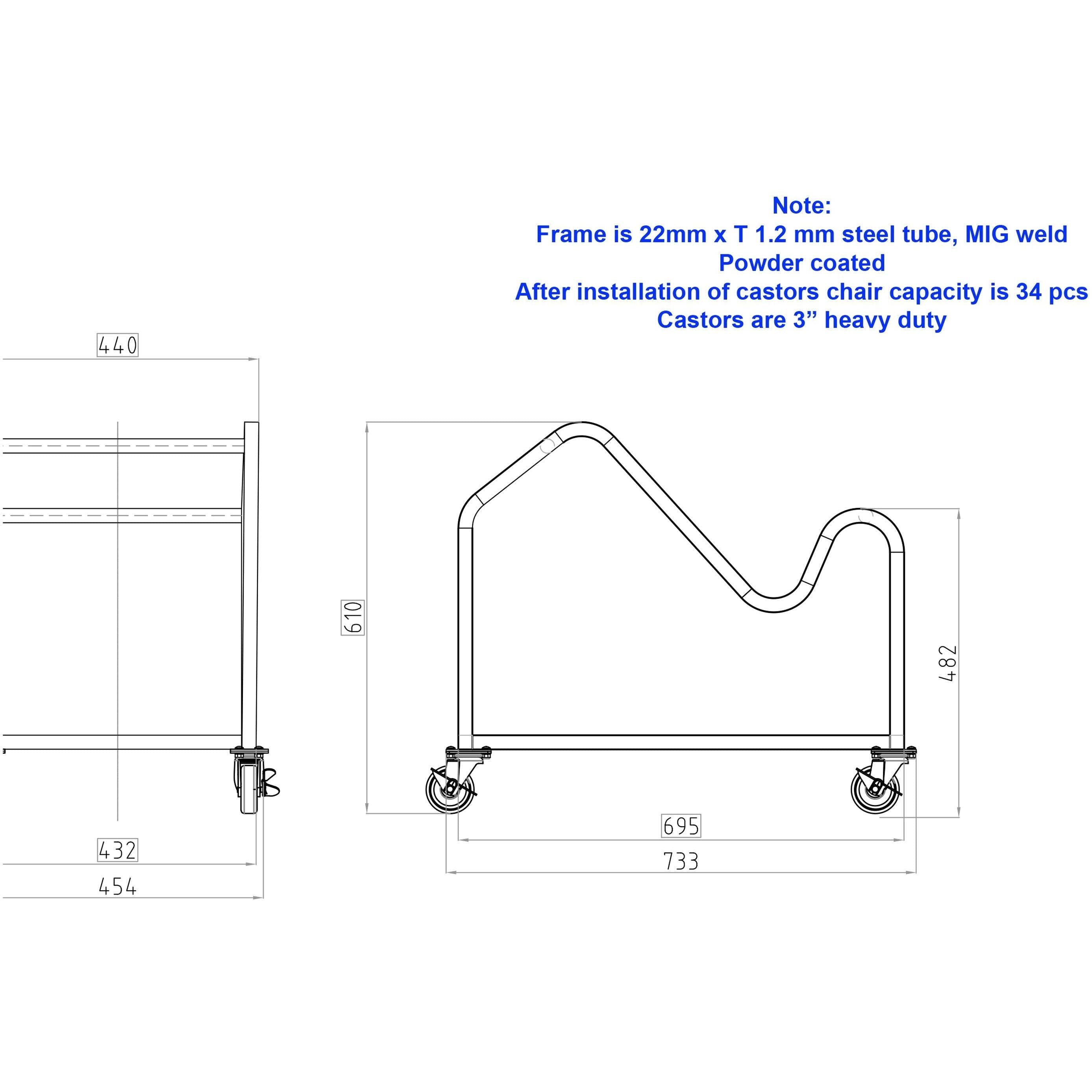 Apollo Chair Trolley