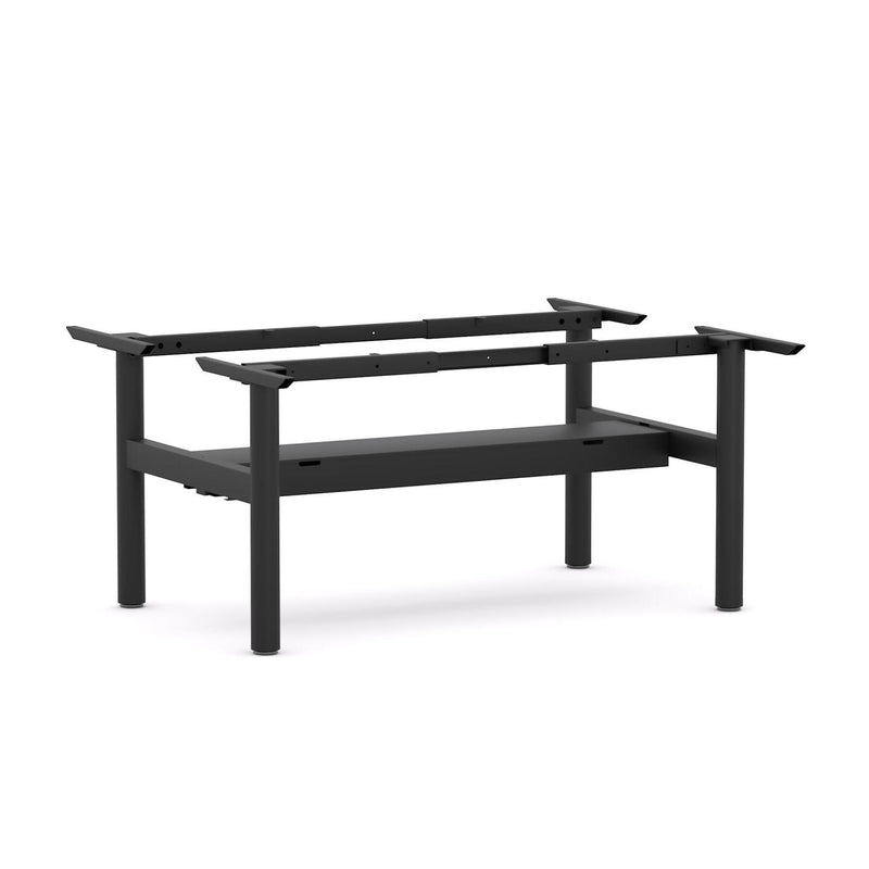 Agile Fixed Round 2-Person Double-sided Desk Workstation - Frame Only
