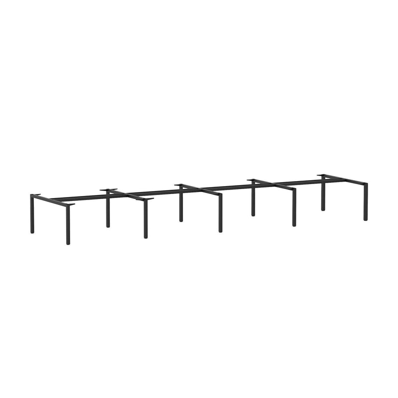 Axis 8-Person Double-sided Desk Workstation Frame Only