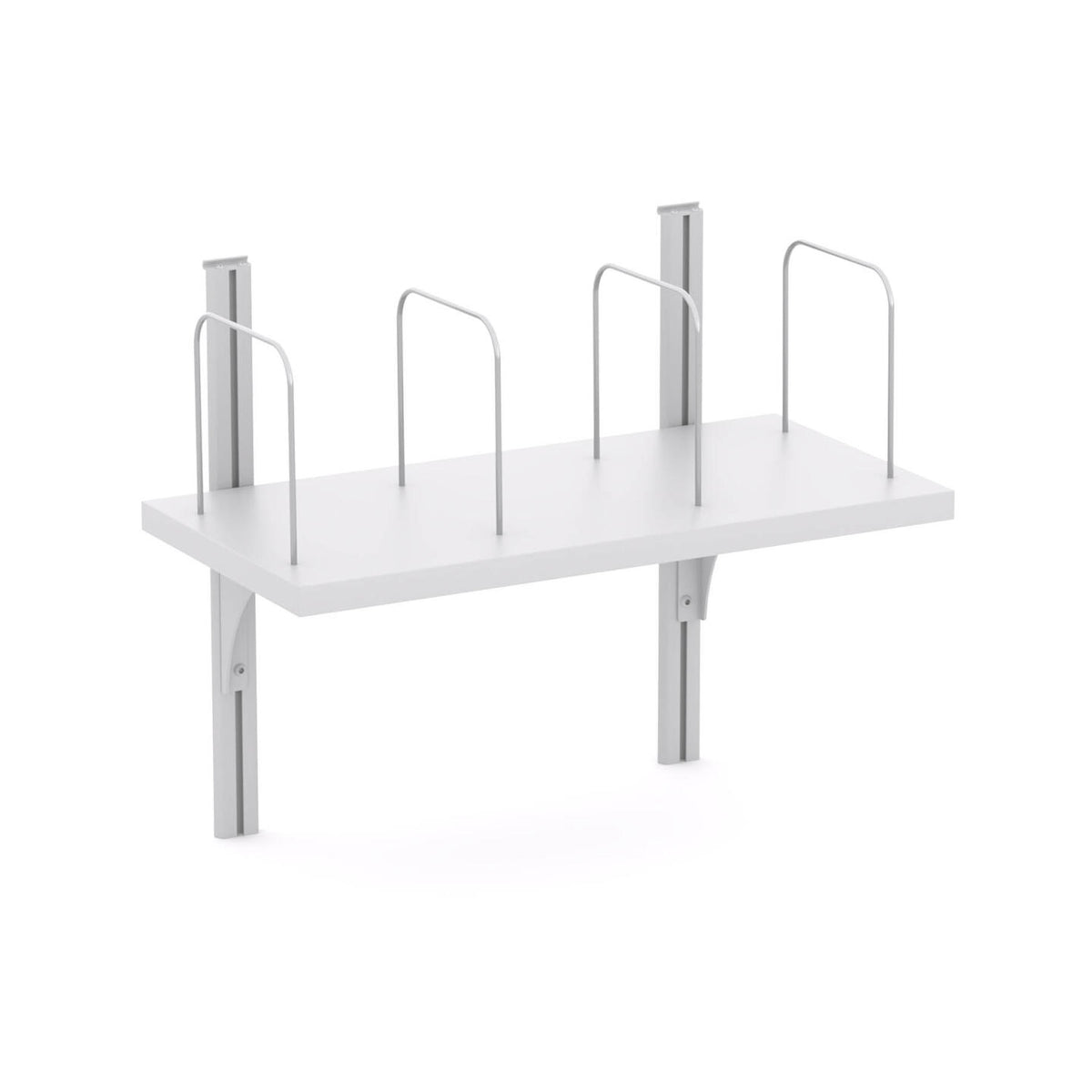 STUDIO Scn hung shelf w/Droppers 600x300