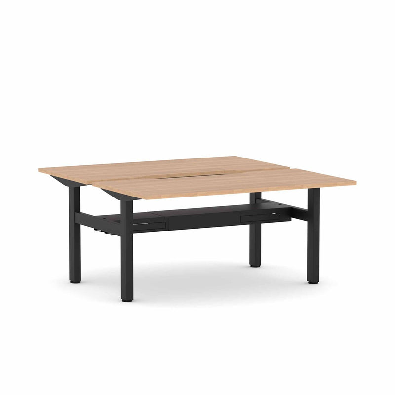 Klass Fixed 2-Person Double-sided Desk Workstation