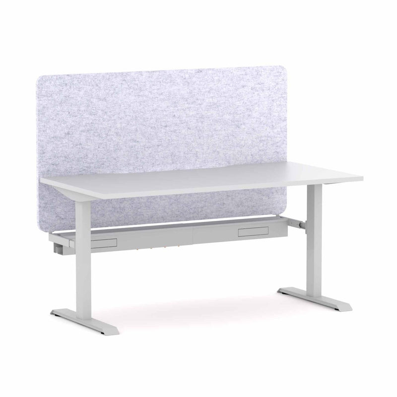 Klass Fixed Straight Workstation with AcoustiQ Screen