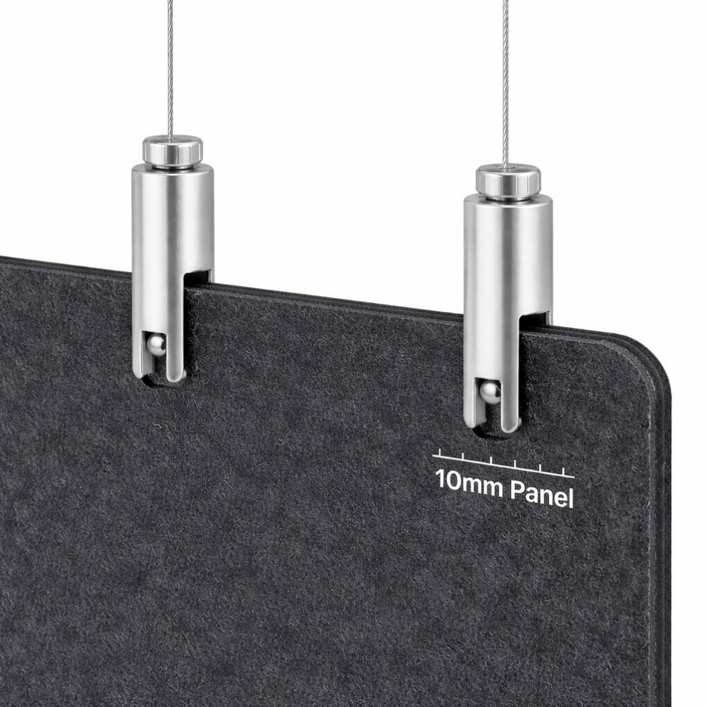 Acoustic Board Ceiling Mount Hanging Kit - Clip Version