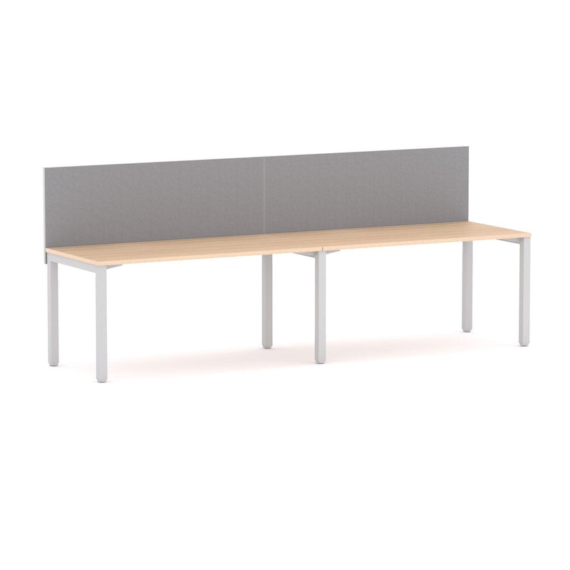 Axis 2 User Single-Sided Desks, 50x50mm Square Leg Design. Includes: Edge25 Screen