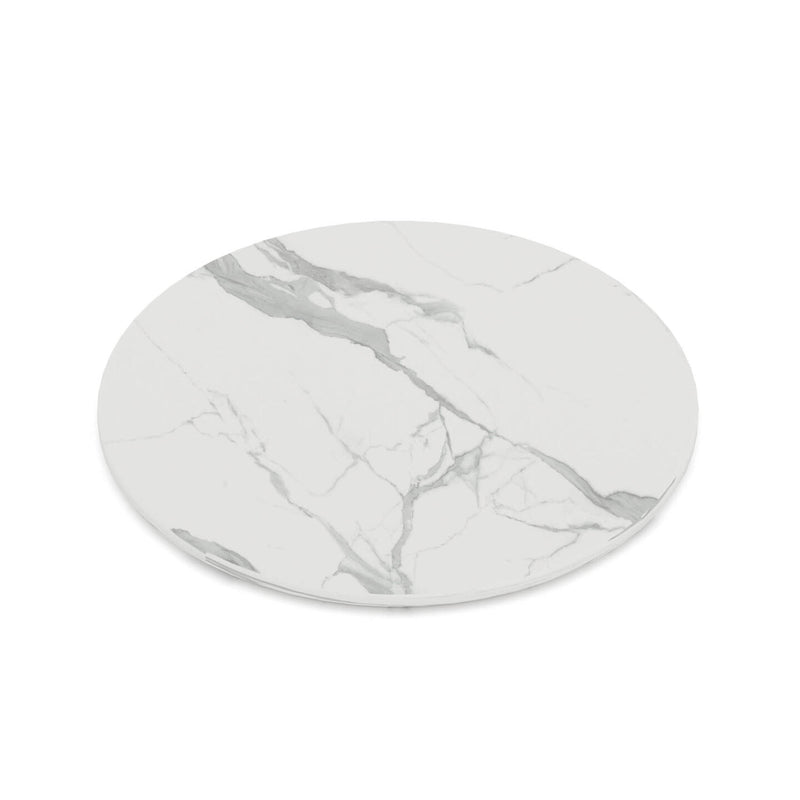 Round Shark-Nose Melamine Marble Worktop