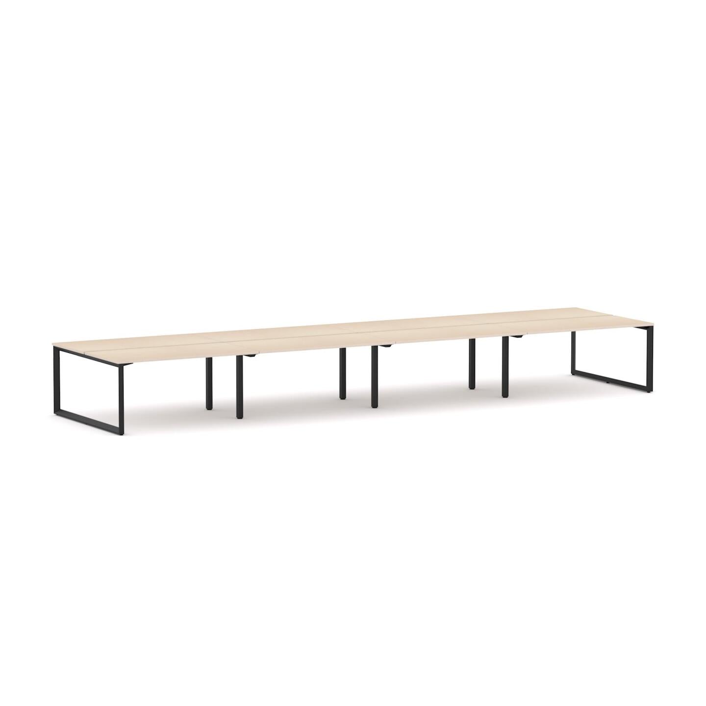 Anvil 8-Person Double-sided Desk Workstation