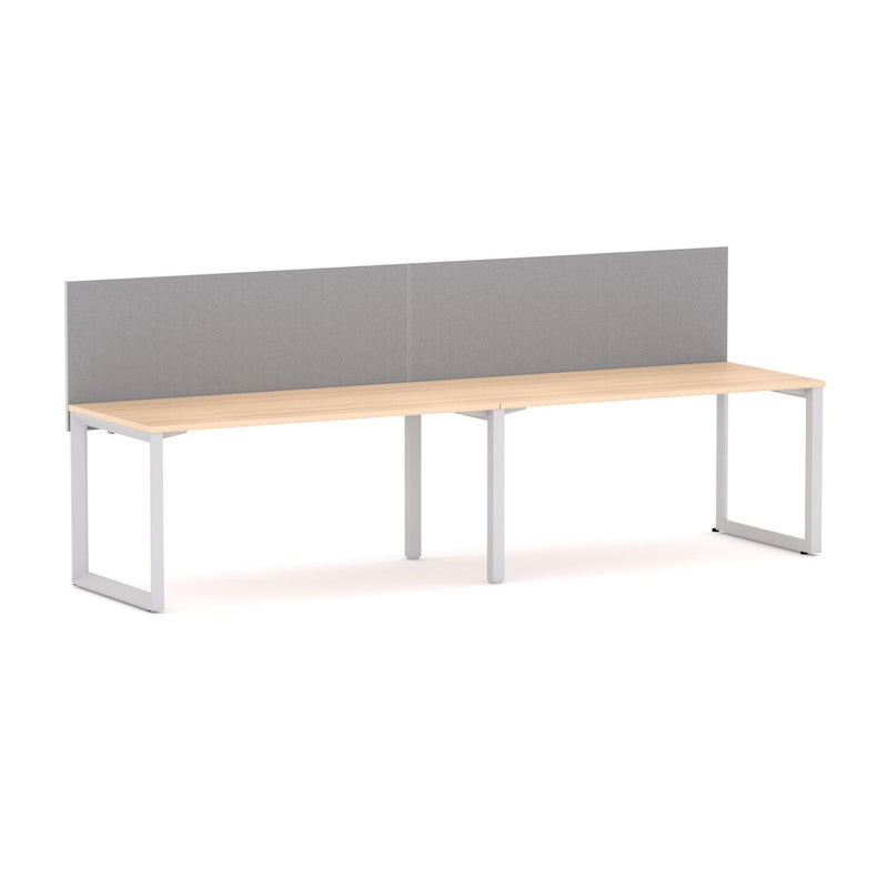 Anvil 2 User Single-Sided Desks, 50x50mm Triangular Loop Leg Design. Includes: Edge25 Screen
