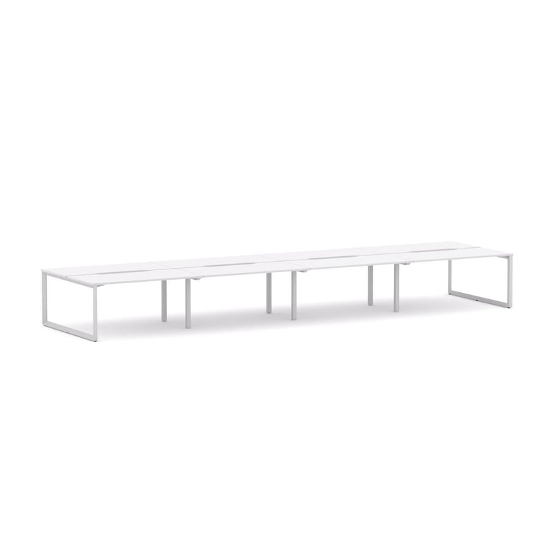 Anvil 8-Person Double-sided Desk Workstation