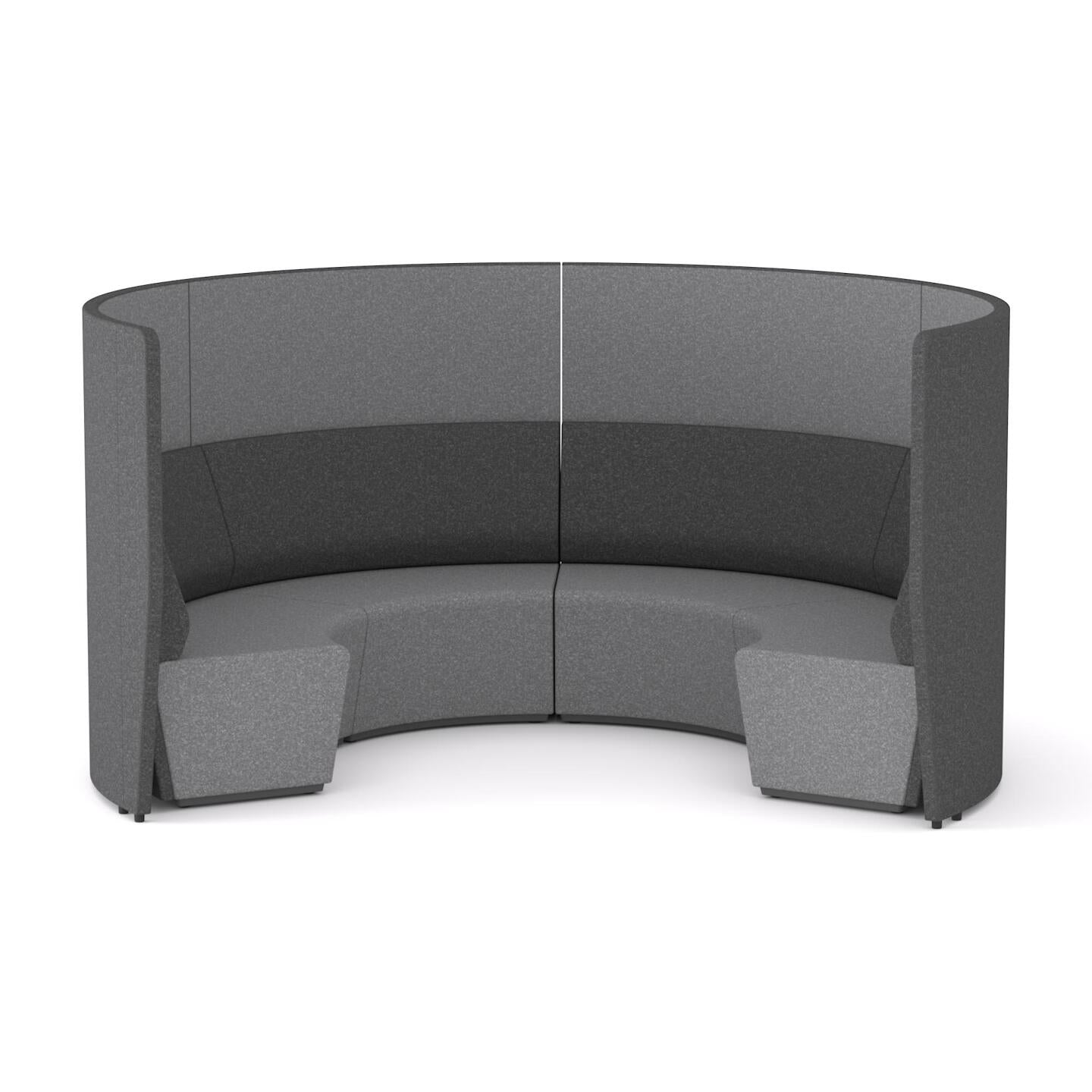 Motion Arc 4 Walls Charcoal/Stone
