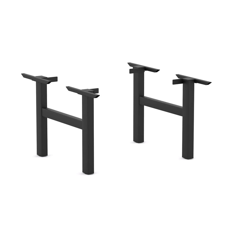 Agile Fixed Rectangle H-Leg for Double-Sided Workstation