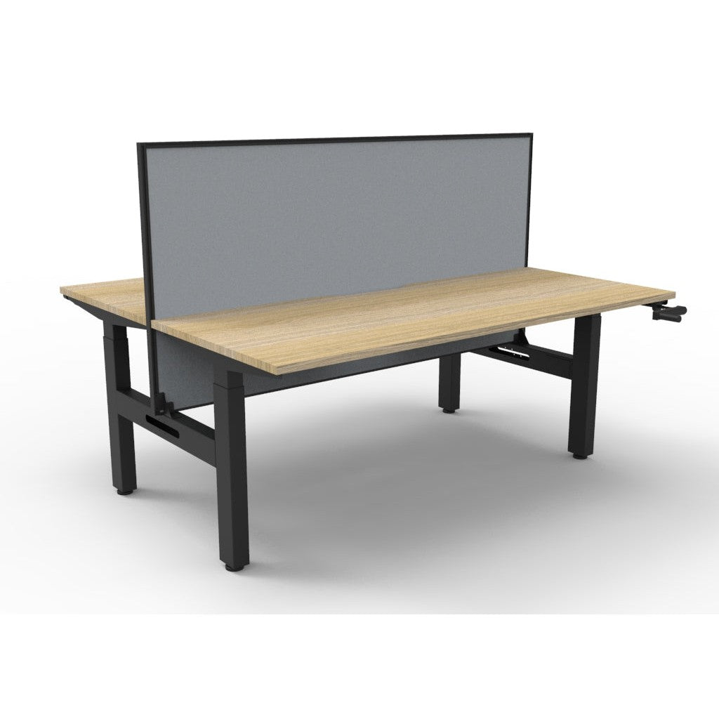 Boost Crank Back To Back Workstation - With SHUSH30 Aluminium Framed Screen