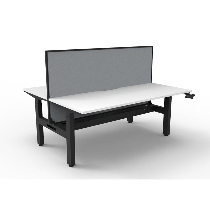 Boost Crank Back To Back Workstation - With SHUSH30 Aluminium Framed Screen