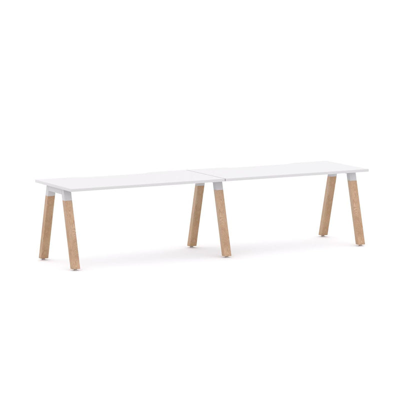 Plantation 2-Person Single-sided Desk Workstation